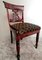 Biedermeier Style Danish Wood and Fabric Chair 2