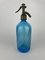 Italienische Hellblaue Seltzer Flasche von Pietro Wührer, 1950er 3