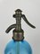 Italienische Hellblaue Seltzer Flasche von Pietro Wührer, 1950er 6