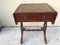 Extendable Coffee Table with Drawer and Leather Top, 1950s, Image 4