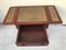 Extendable Coffee Table with Drawer and Leather Top, 1950s 11