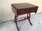 Extendable Coffee Table with Drawer and Leather Top, 1950s, Image 2