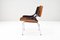 Mid-Century Modern Danish Teak Plywood & Velvet Chairs, Set of 4 7