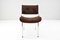 Mid-Century Modern Danish Teak Plywood & Velvet Chairs, Set of 4, Image 5