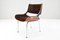 Mid-Century Modern Danish Teak Plywood & Velvet Chairs, Set of 4 6