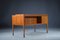 Mid-Century Asymmetric Teak Desk with Bar, 1960s, Image 17