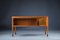 Scrivania Mid-Century asimmetrica in teak con mobile bar, anni '60, Immagine 18