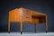 Scrivania Mid-Century asimmetrica in teak con mobile bar, anni '60, Immagine 12