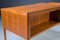 Mid-Century Asymmetric Teak Desk with Bar, 1960s 6