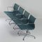EA 107 Chairs by Charles & Ray Eames for Vitra, 1980s, Set of 4 3