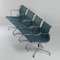 EA 107 Stühle von Charles & Ray Eames für Vitra, 1980er, 4er Set 3