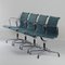 EA 107 Chairs by Charles & Ray Eames for Vitra, 1980s, Set of 4 2