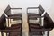 Dark-Brown Ashwood Strip Dining Chairs by Gijs Bakker for Castelijn, Set of 4, Image 4