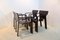 Dark-Brown Ashwood Strip Dining Chairs by Gijs Bakker for Castelijn, Set of 4, Image 9