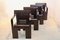 Dark-Brown Ashwood Strip Dining Chairs by Gijs Bakker for Castelijn, Set of 4 7