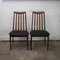 Vintage Teak and Vinyl Dining Chairs by Leslie Dandy for G Plan, 1960s, Set of 4 4
