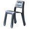 Graphite Carbon Steel Chippensteel 5.0 Sculptural Chair by Zieta 1