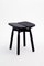 Black Stained Oak Dom Stools by Marcos Zanuso Jr, Set of 2 3