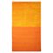 Gold / Orange Handgewebter 240 Wandteppich von Calyah 1