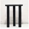 Black Fingerprint Stools by Victor Hahner, Set of 2 3