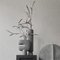 Dark Grey Tribal Vase Medio by 101 Copenhagen, Set of 2, Image 3