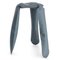 Blue Gray Steel Kitchen Plopp Stool by Zieta 2