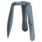 Blue Gray Steel Kitchen Plopp Stool by Zieta 1