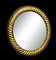 Espejo de pared circular dorado, Imagen 2