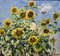 Georgij Moroz, Girasoles, 2006, óleo sobre lienzo, Imagen 1