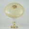 Mid-Century Modern Swedish Saucer Table Lamp in Opaline and Fiberglass, 1950s, Image 14