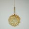 Mid-Century German Bubble Pendant in Amber, 1960s 9