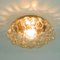 Bubble Flush Mount Sconce in Amber by Helena Tynell for Glashütte Limburg, 1960s, Image 5