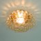 Bubble Flush Mount Sconce in Amber by Helena Tynell for Glashütte Limburg, 1960s 11