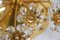 Germany Palwa Flower Wall Sconces in Faceted Crystals & Brass, 1960, Set of 2, Image 7