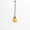 Vintage French Yellow Glass Pendant, 1930s 3