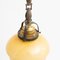 Vintage French Yellow Glass Pendant, 1930s 12