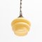 Vintage French Yellow Glass Pendant, 1930s 10