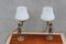 Vintage Cherub Bedside Lamps in Brass 4