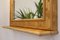 Italian Mirror in Bamboo and Brass, 1970s 3