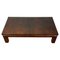 Italian Brown Goatskin Coffee Table by Aldo Tura, 1960s, Image 1