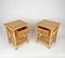 Italian Rattan Bedside Tables in Bamboo and Wood, 1980s 9