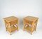 Italian Rattan Bedside Tables in Bamboo and Wood, 1980s, Image 6