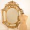 Antique 19th Century Gilt Oval Wall Mirror, Image 2
