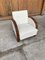 Art Deco Beige Lounge Chair, 1920s 6