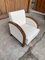 Art Deco Beige Lounge Chair, 1920s, Image 2