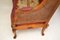 Antique French Bergere Sofa in Carved Walnut, Image 9