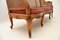 Antique French Bergere Sofa in Carved Walnut 5