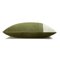 Double Coussin Rectangulaire Vert et Blanc de Lo Decor 2