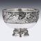 Antique Japanese Monumental Meiji Period Bowl in Solid Silver, 1900 3