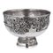 Antique Japanese Monumental Meiji Period Bowl in Solid Silver, 1900 1